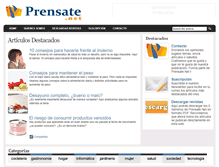 Tablet Screenshot of prensate.net